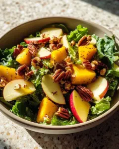 Vibrant Autumn Orchard Greens showcasing fall foliage and fruit abundance.