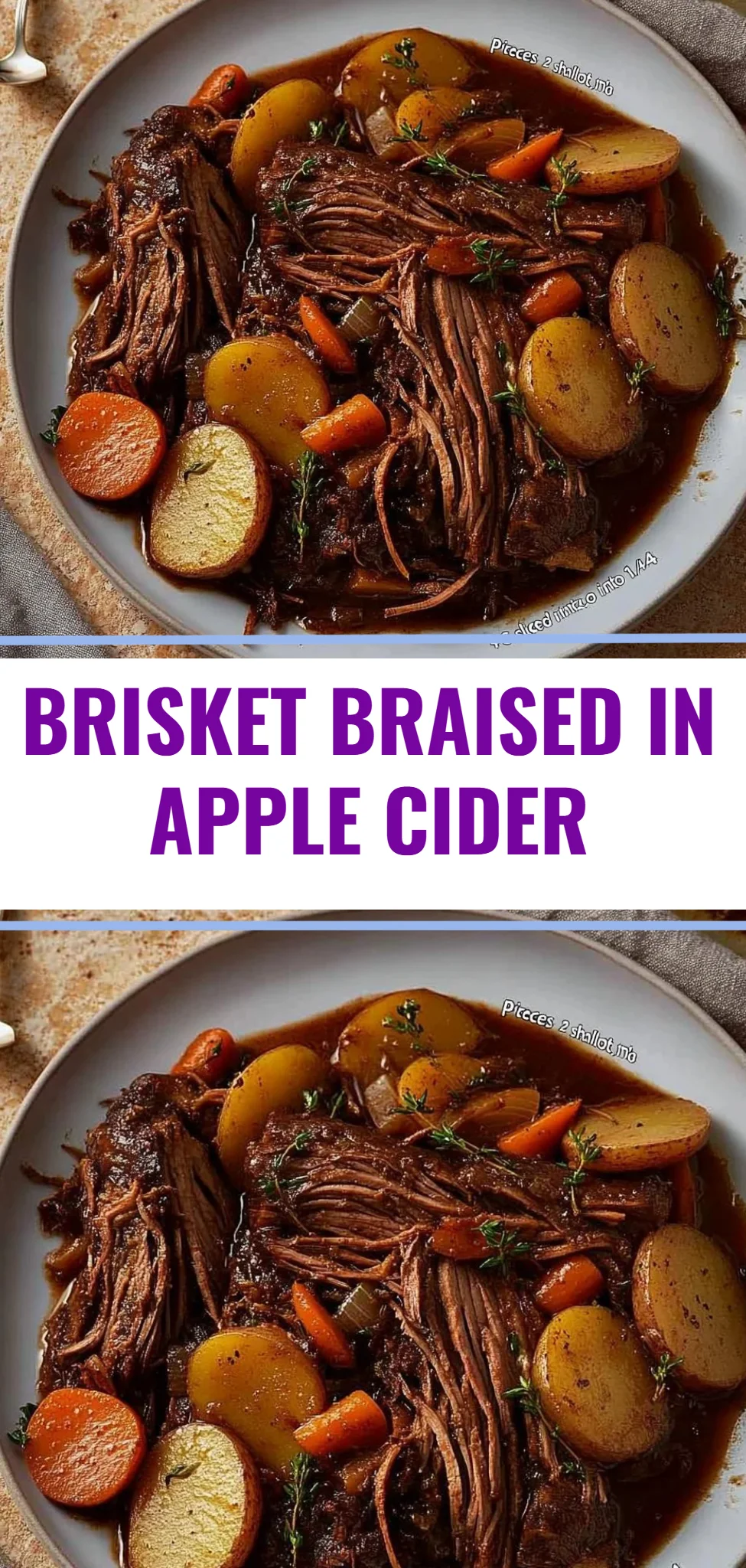 Brisket Braised in Apple Cider