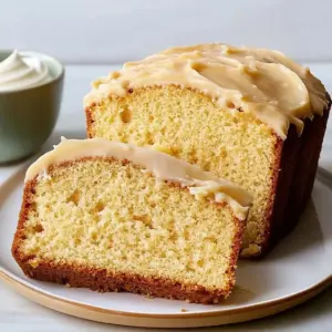 Delicious browned butter pound cake with a golden crust and moist texture.