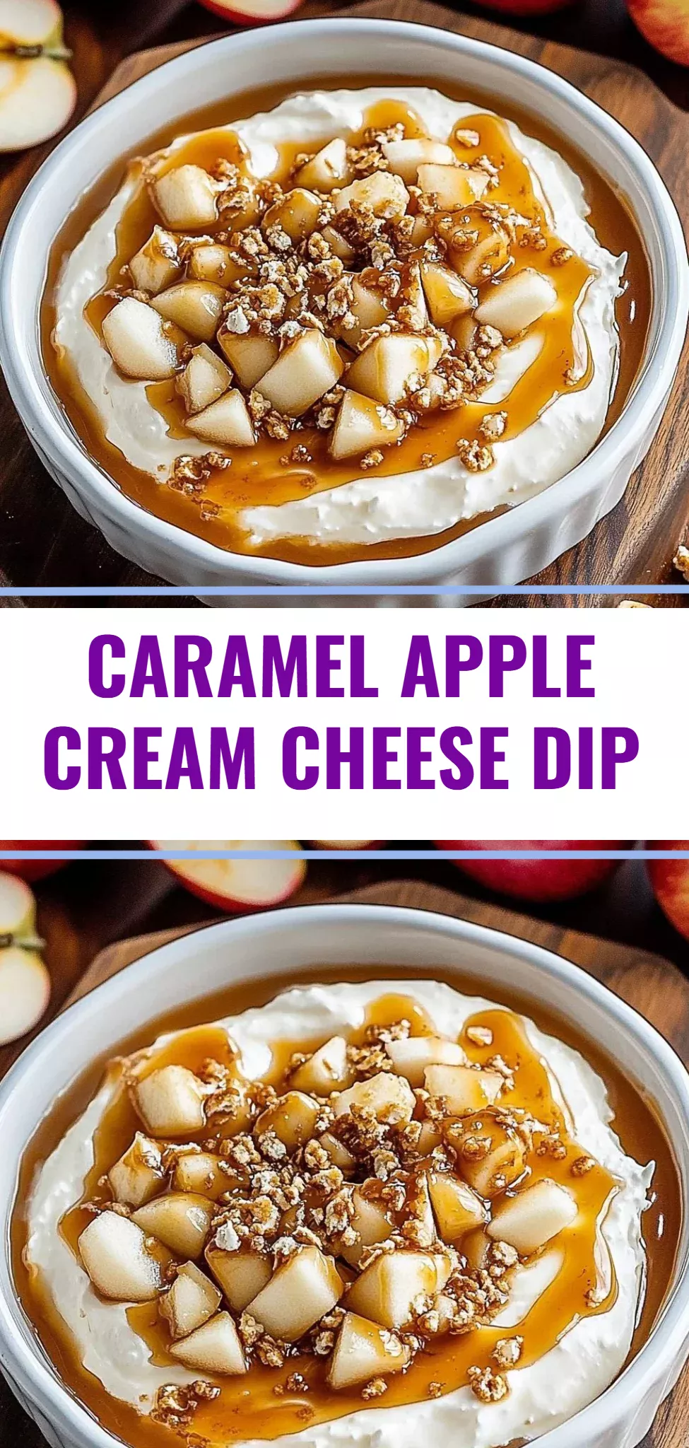 Caramel Apple Cream Cheese Dip