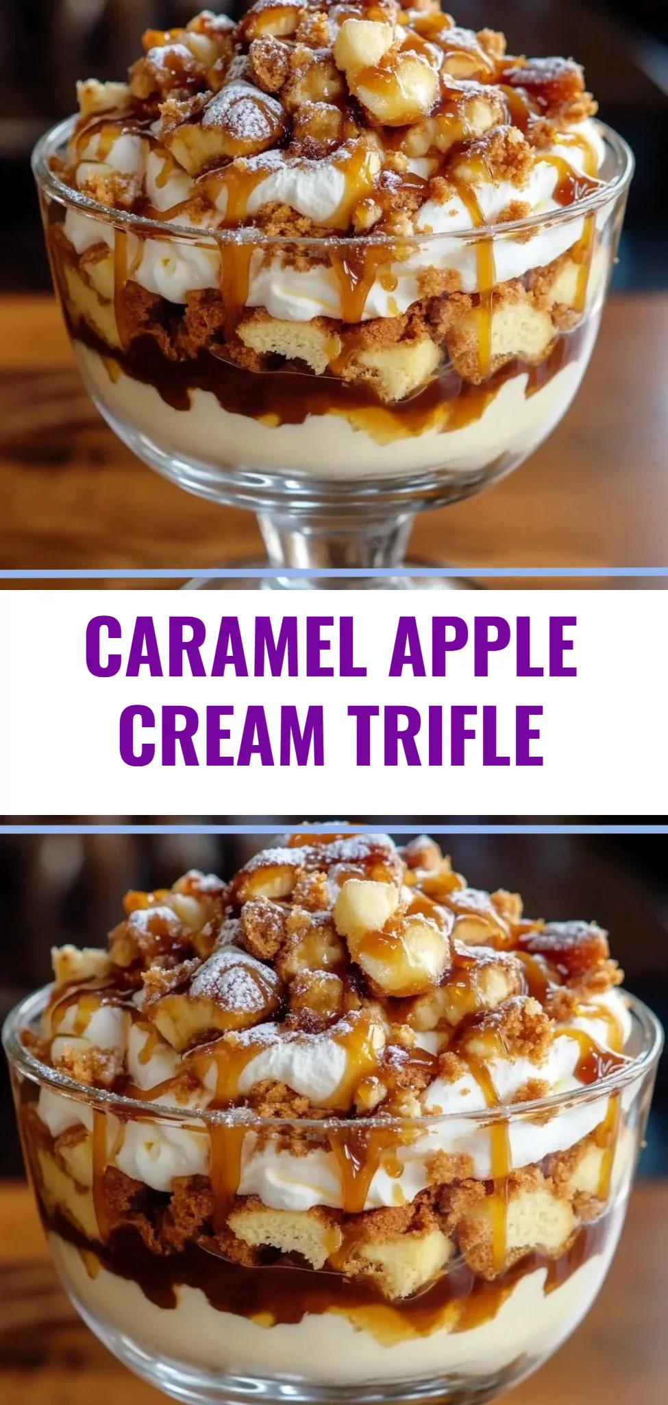Caramel Apple Cream Trifle