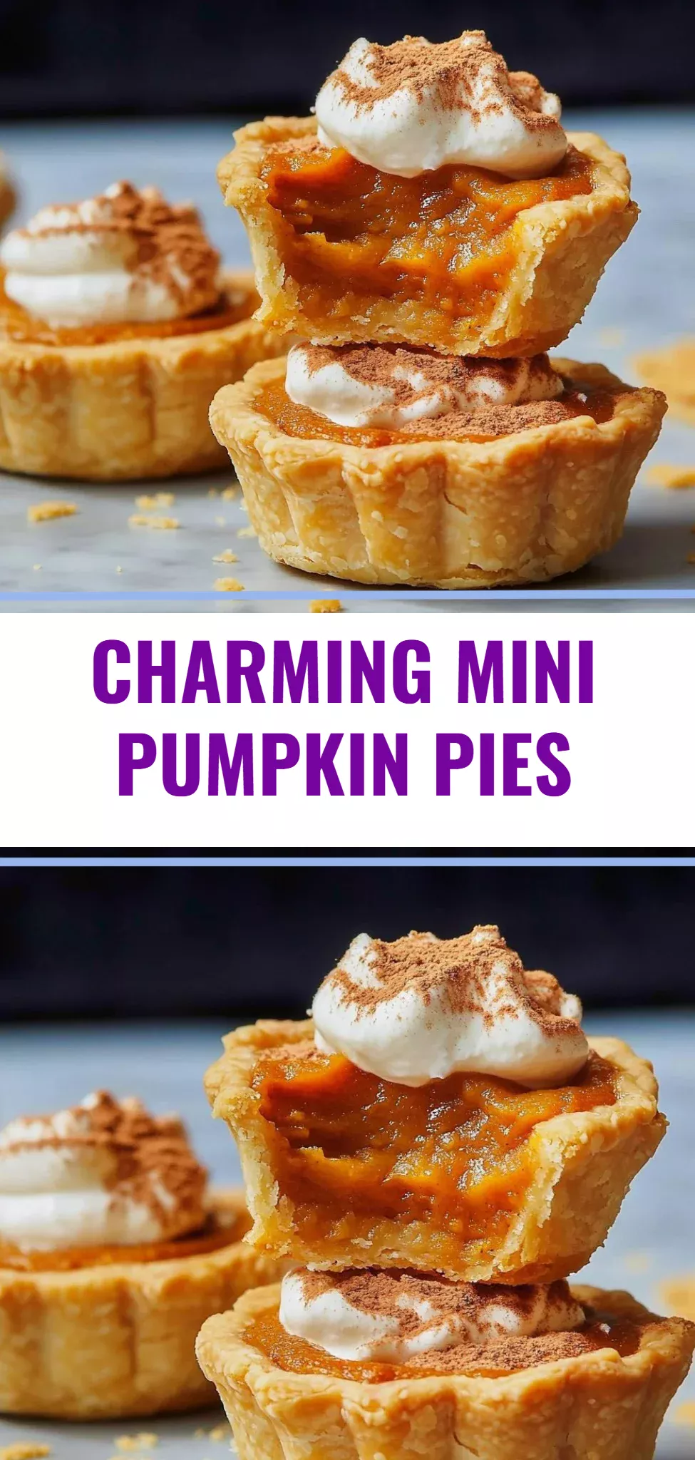 Charming Mini Pumpkin Pies