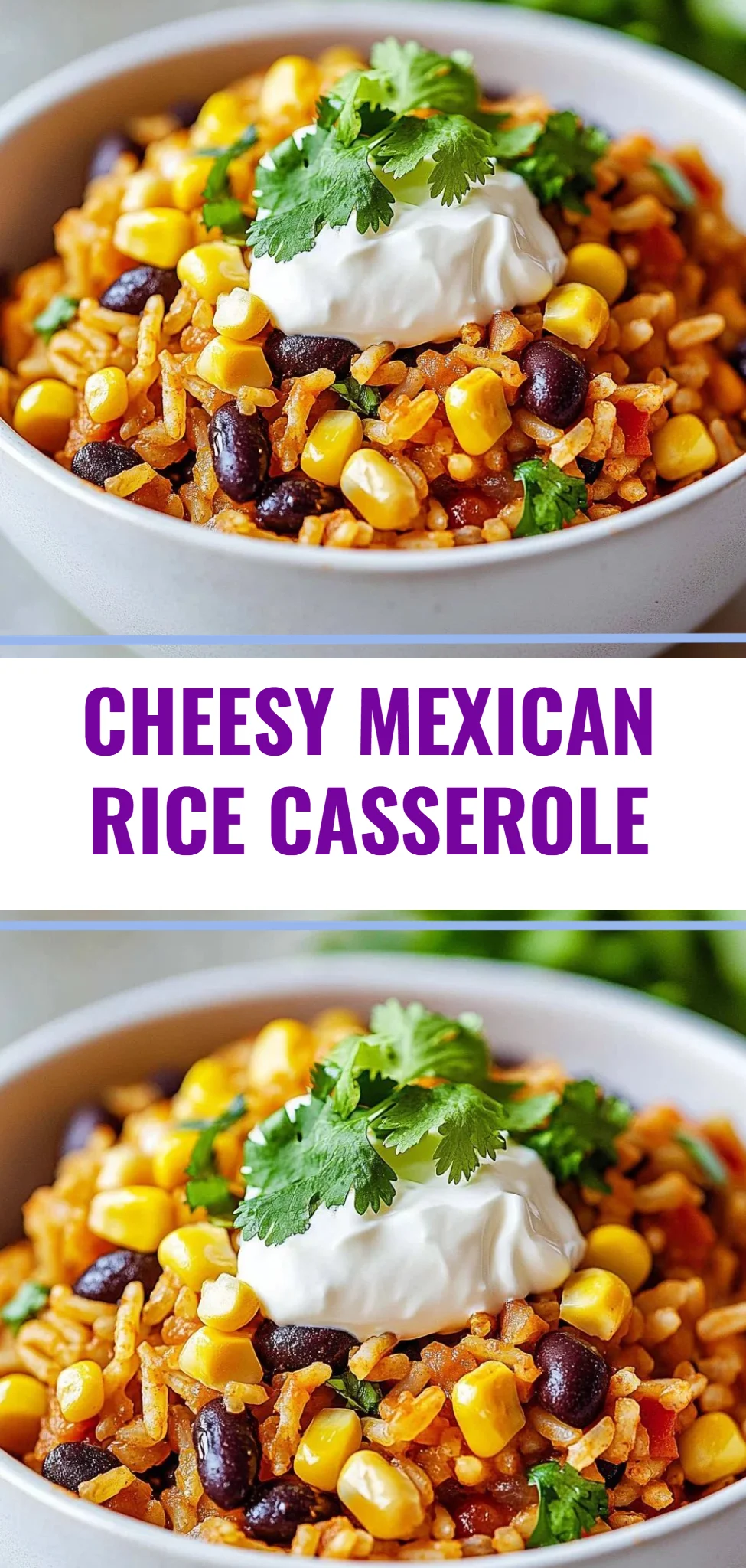 Cheesy Mexican Rice Casserole