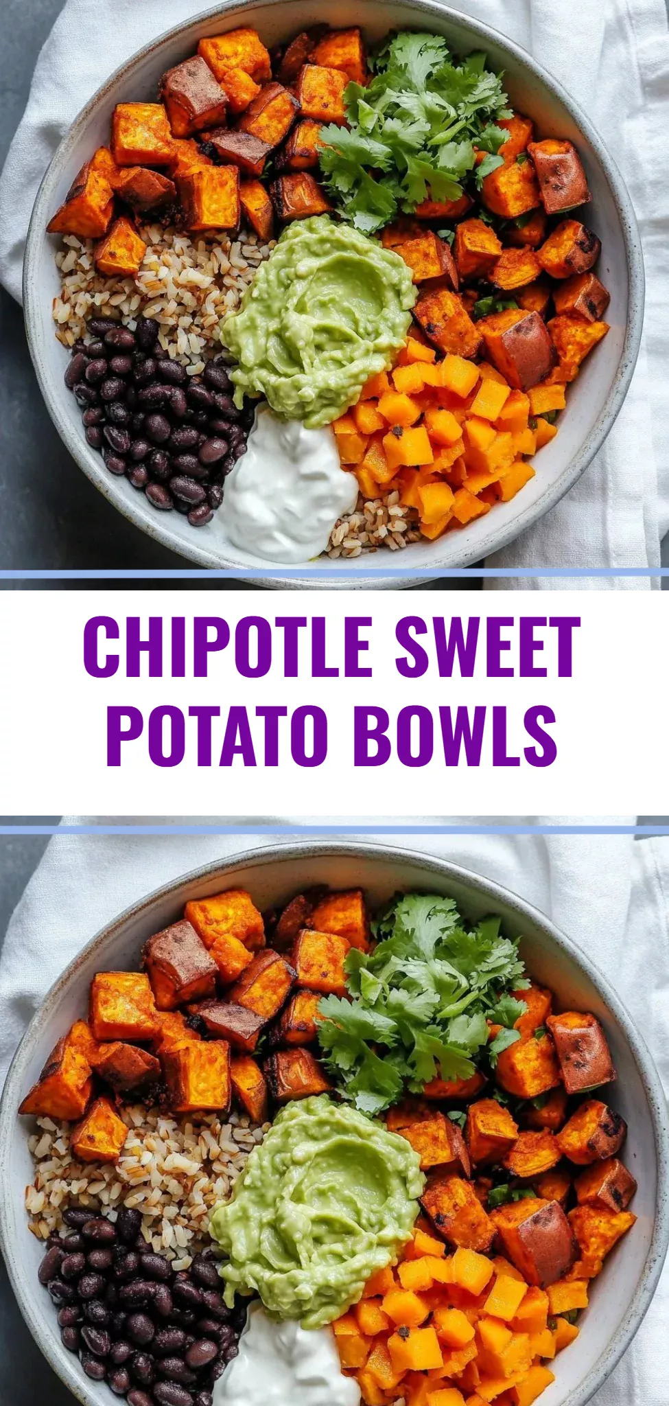 Chipotle Sweet Potato Bowls