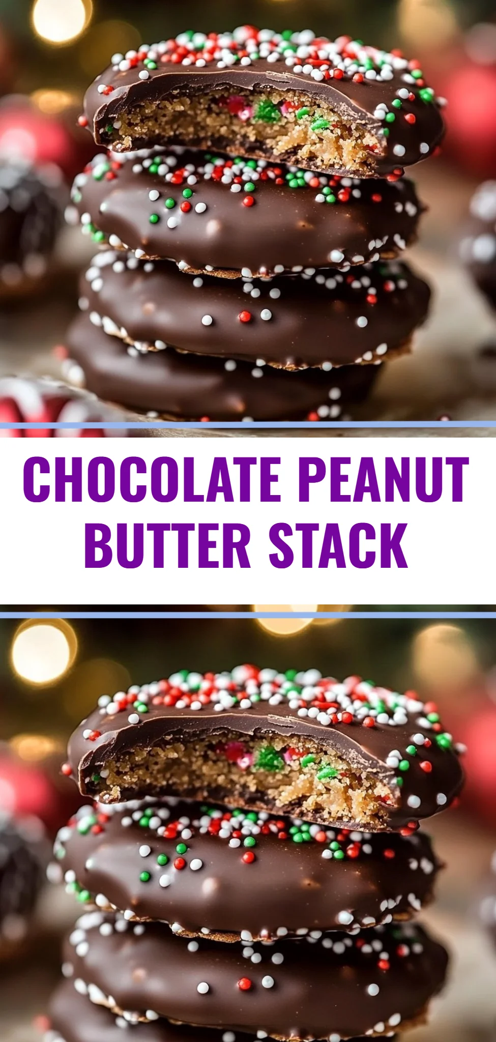 Chocolate Peanut Butter Stack