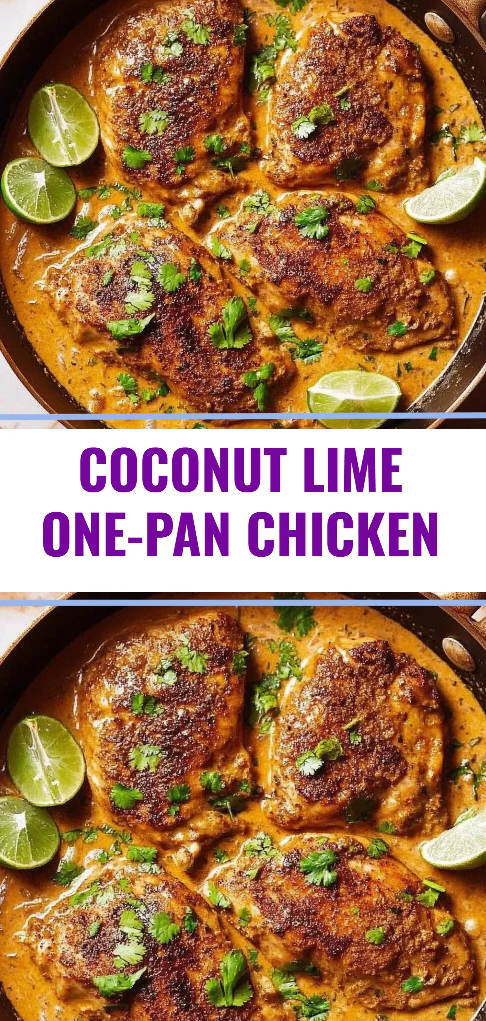 Coconut Lime One-Pan Chicken