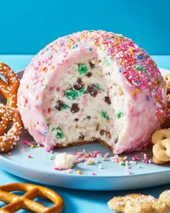 Colorful confetti cookie dough bites recipe for a delightful treat.