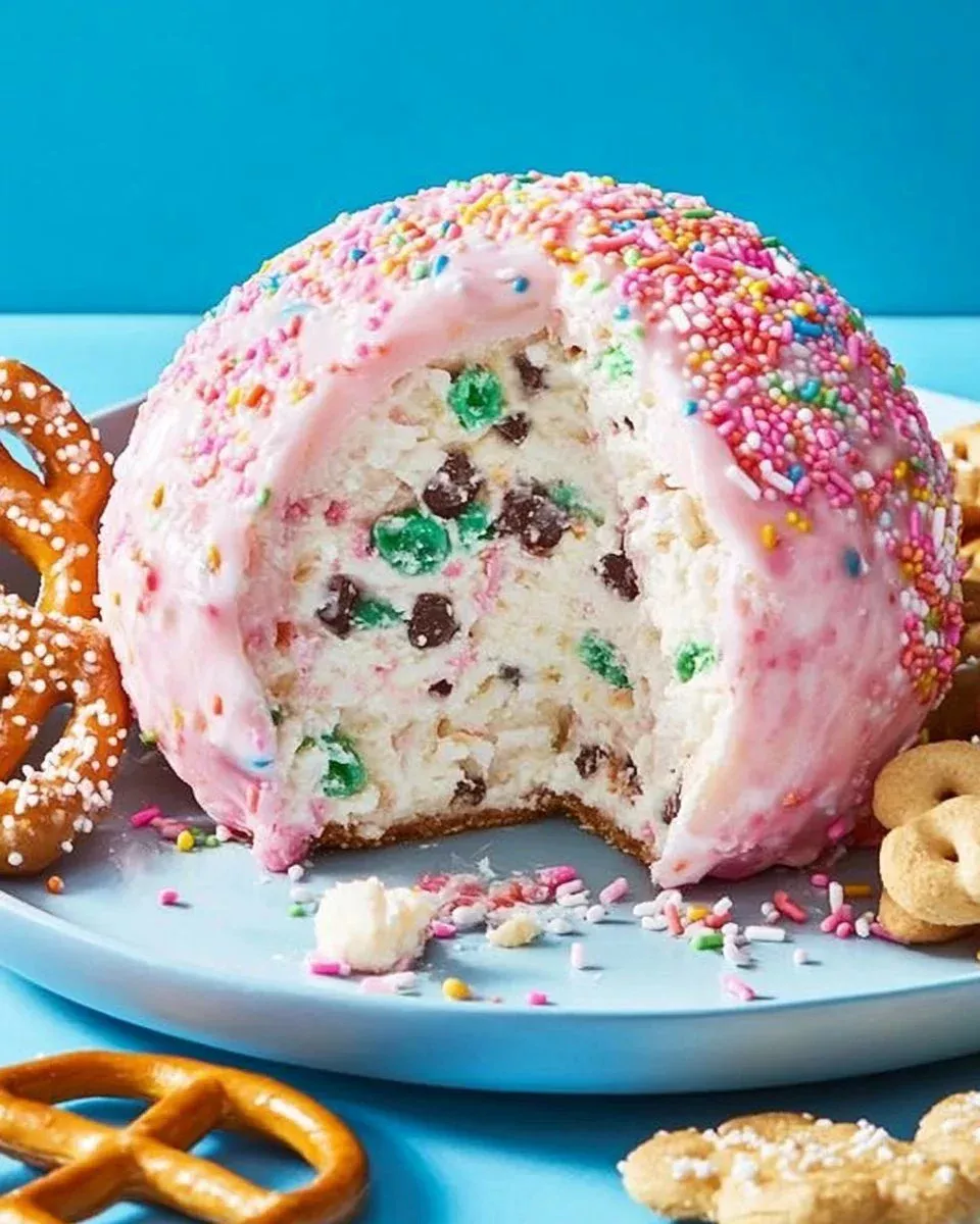Colorful confetti cookie dough bites recipe for a delightful treat.
