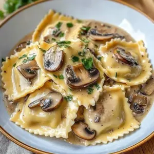 Cozy mushroom ravioli prepared in 30 minutes for a quick and delicious meal.