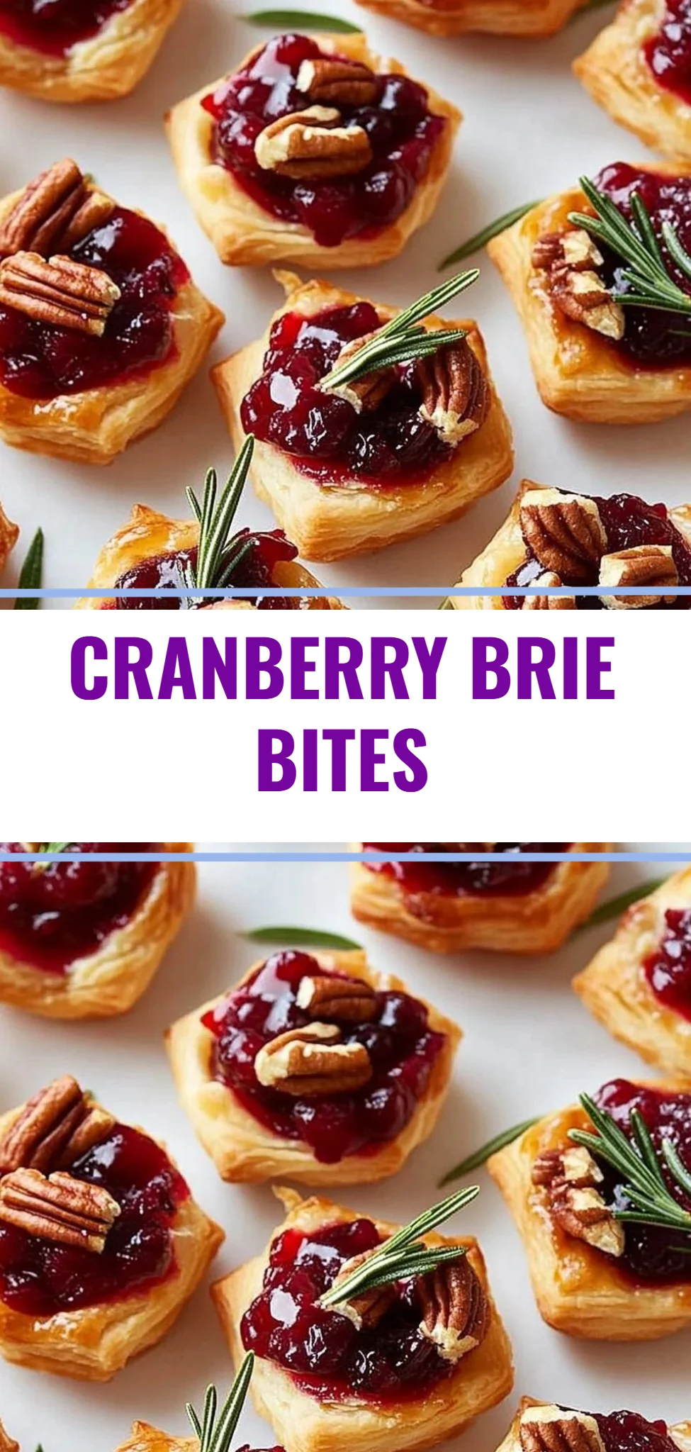 Cranberry Brie Bites