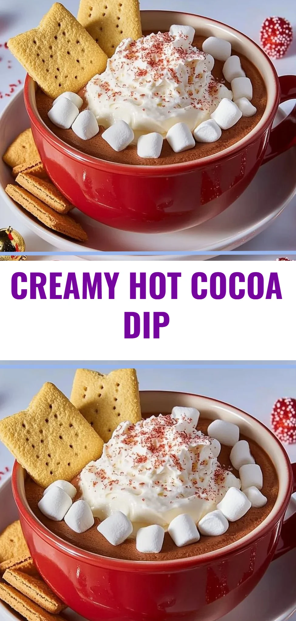 Creamy Hot Cocoa Dip