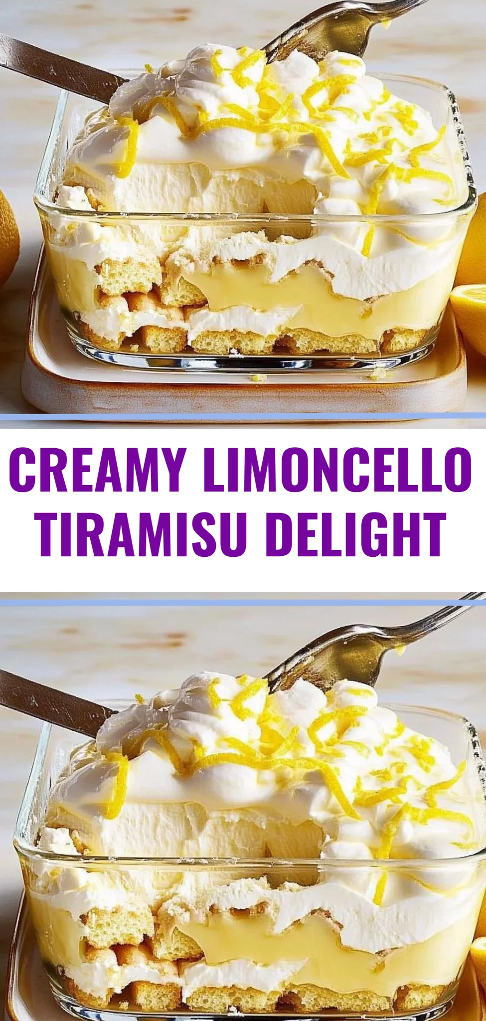 Creamy Limoncello Tiramisu Delight