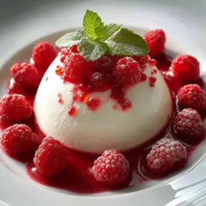 Creamy raspberry mousse made with cottage cheese served in a bowl.