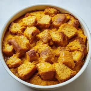 Delicious creamy spiced pumpkin custard in a dessert bowl