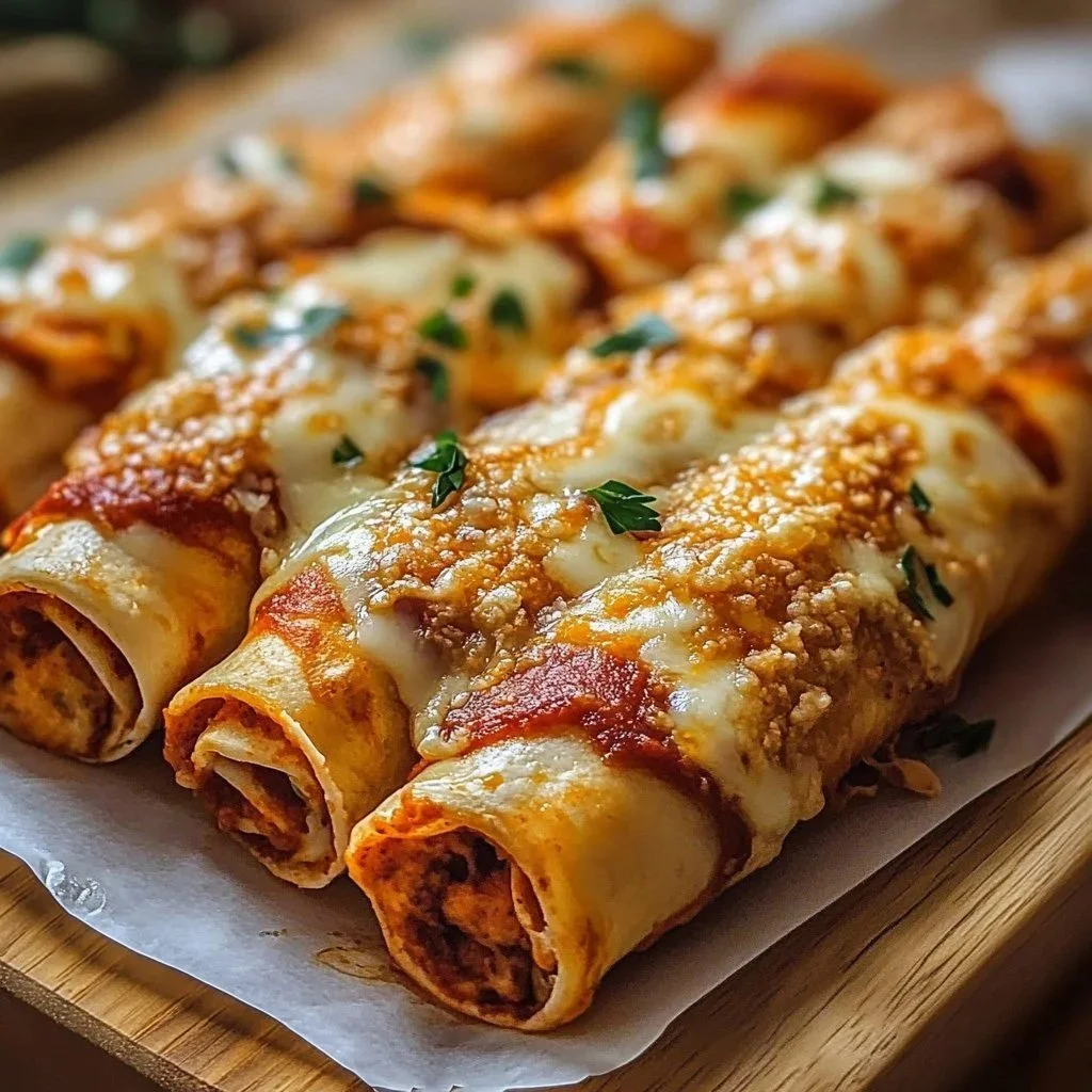 Crispy Doritos Pizza Rolls served on a plate with dipping sauce