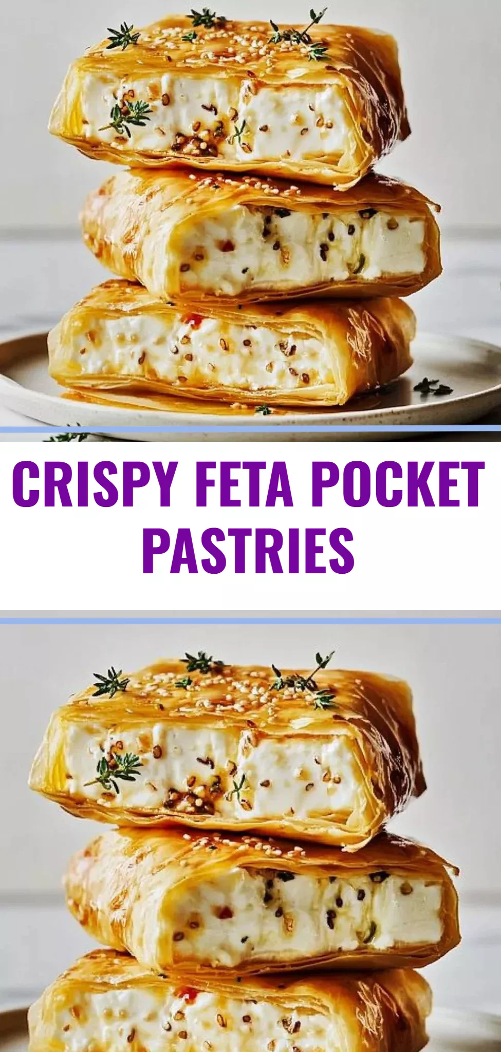 Crispy Feta Pocket Pastries