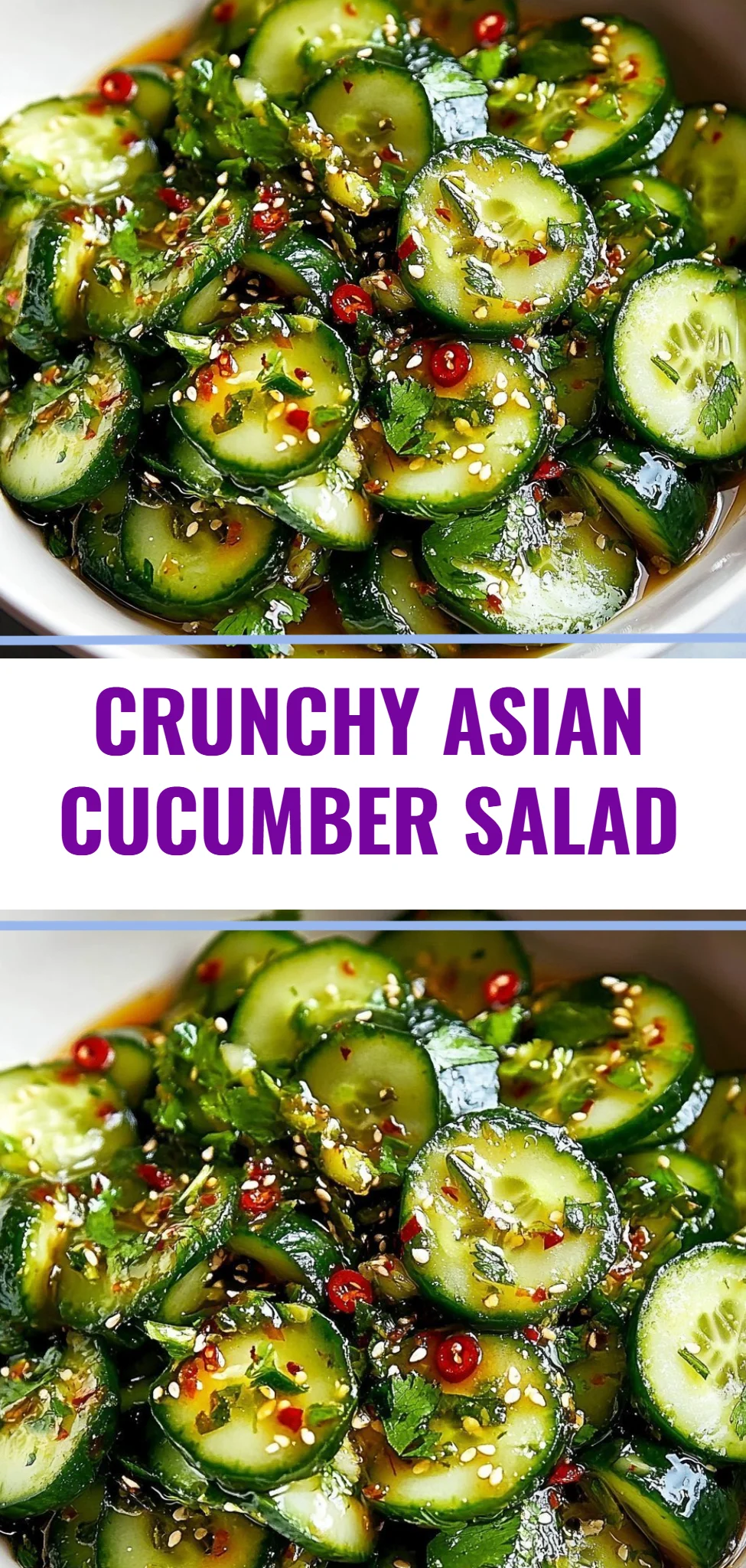 Crunchy Asian Cucumber Salad