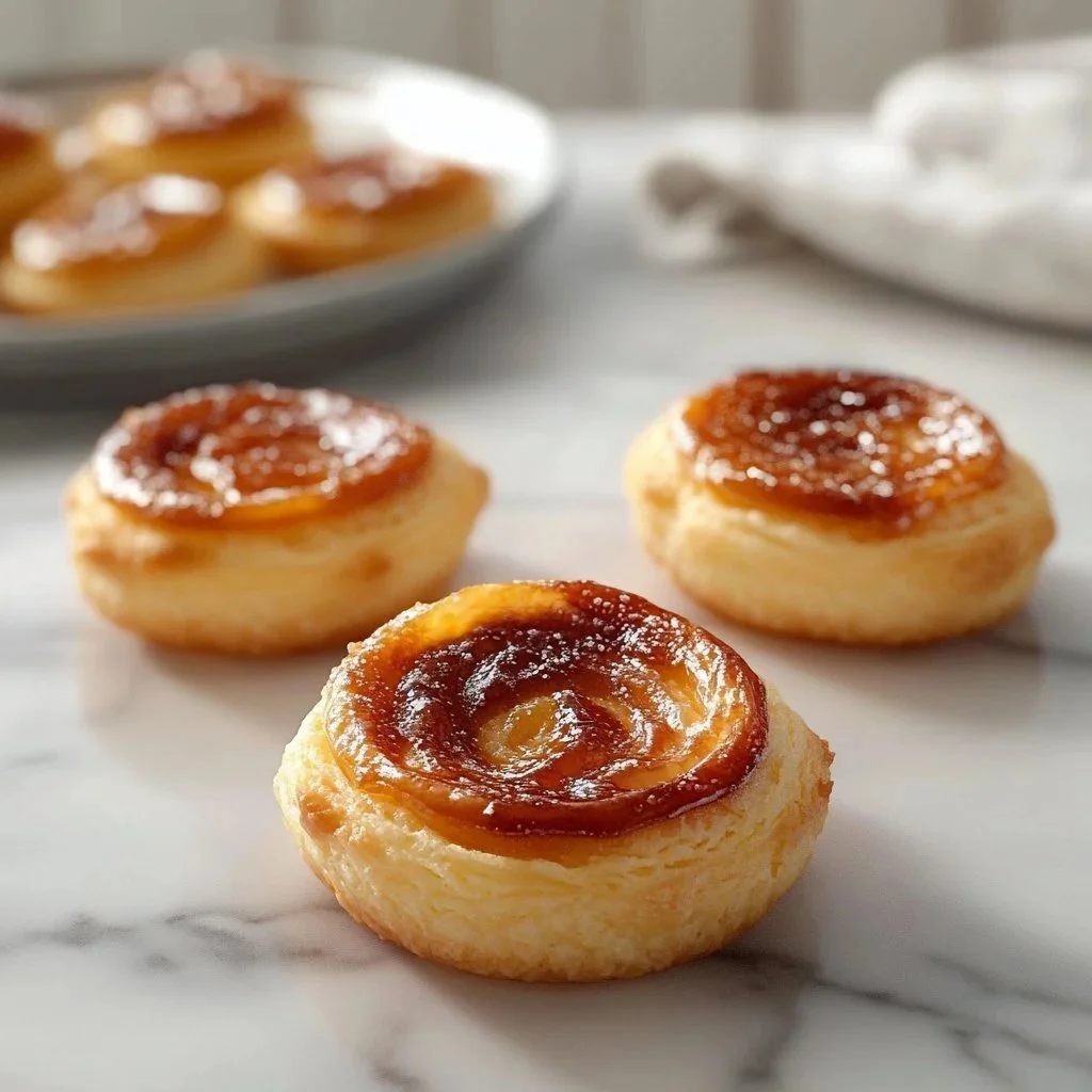 Decadent creme brulee cookies with caramelized sugar topping