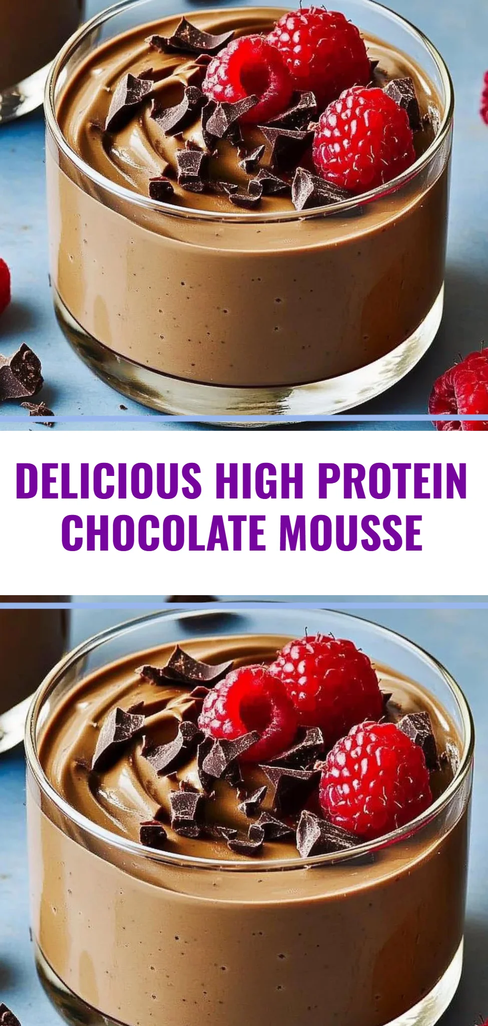 Delicious High Protein Chocolate Mousse