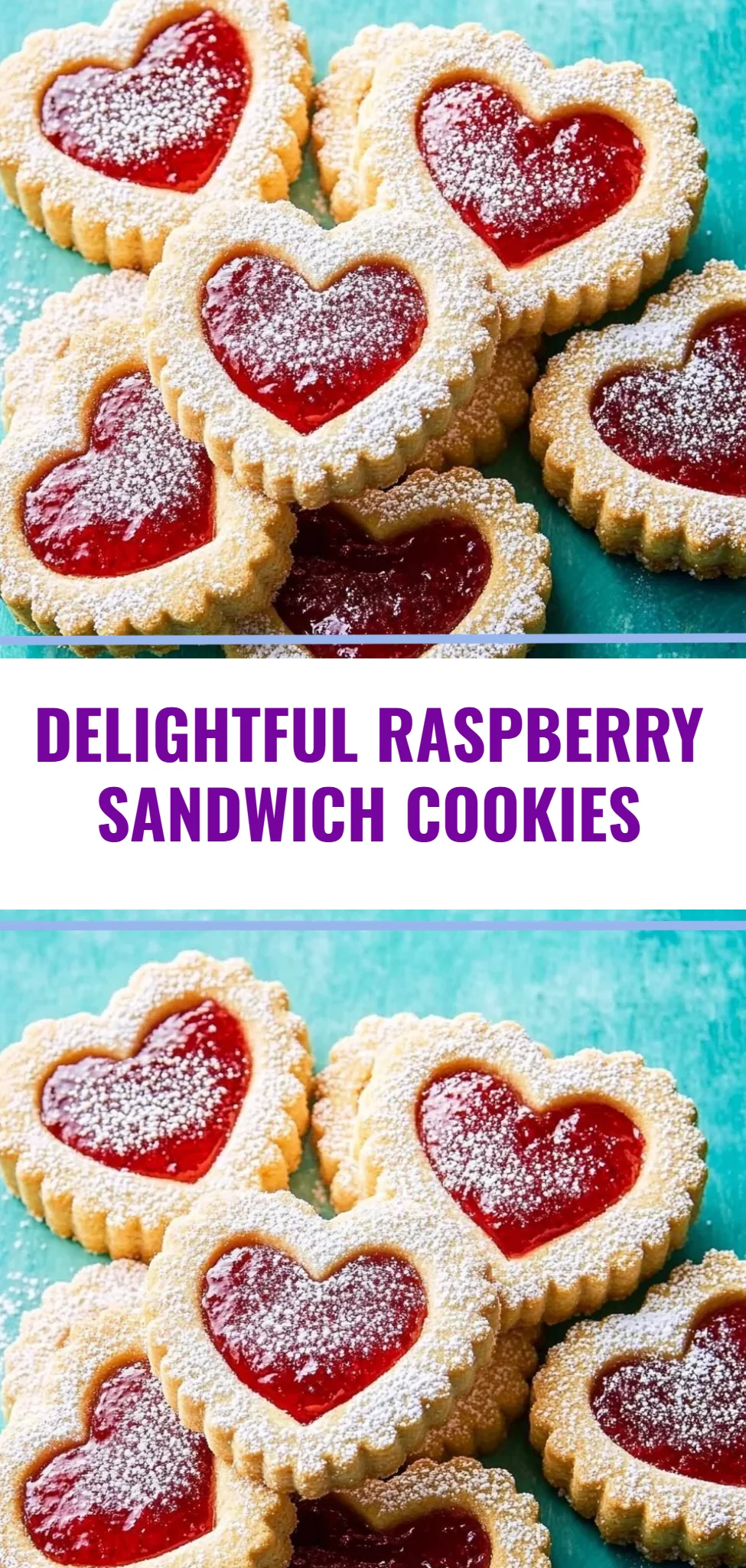 Delightful Raspberry Sandwich Cookies