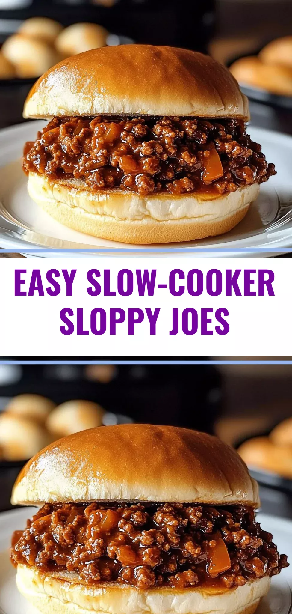 Easy Slow-Cooker Sloppy Joes