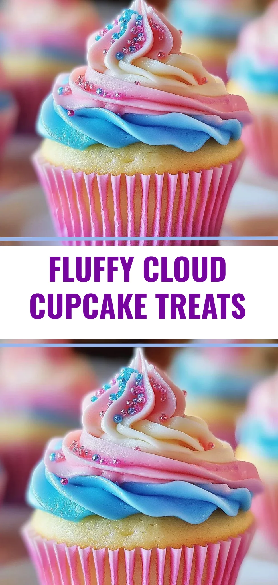 Fluffy Cloud Cupcake Treats