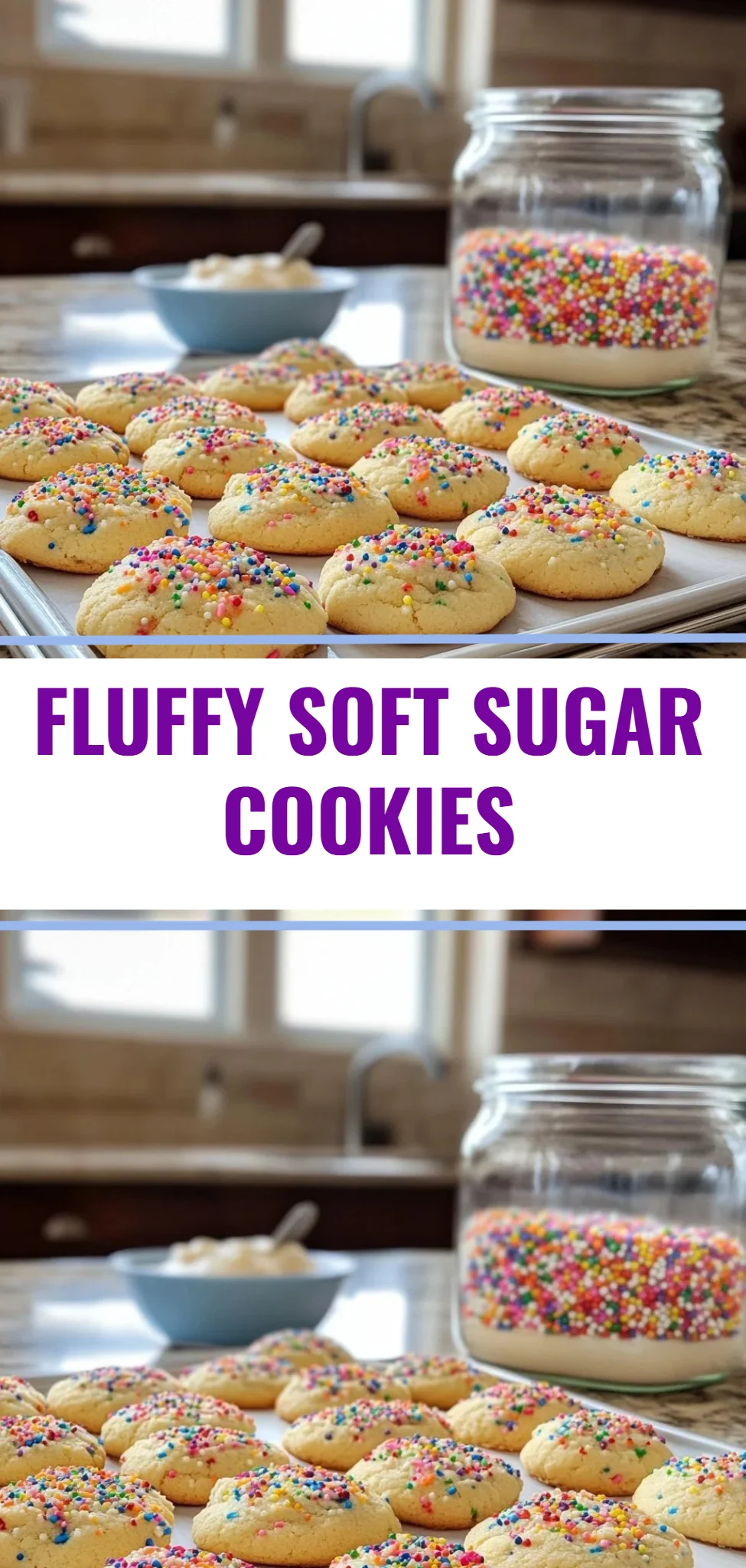 Fluffy Soft Sugar Cookies