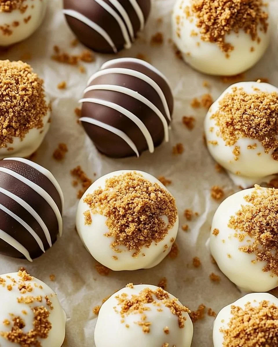 Delicious gingerbread truffles displayed on a festive platter.