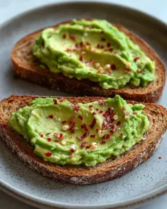 Delicious guacamole toast topped with fresh ingredients on whole grain bread.