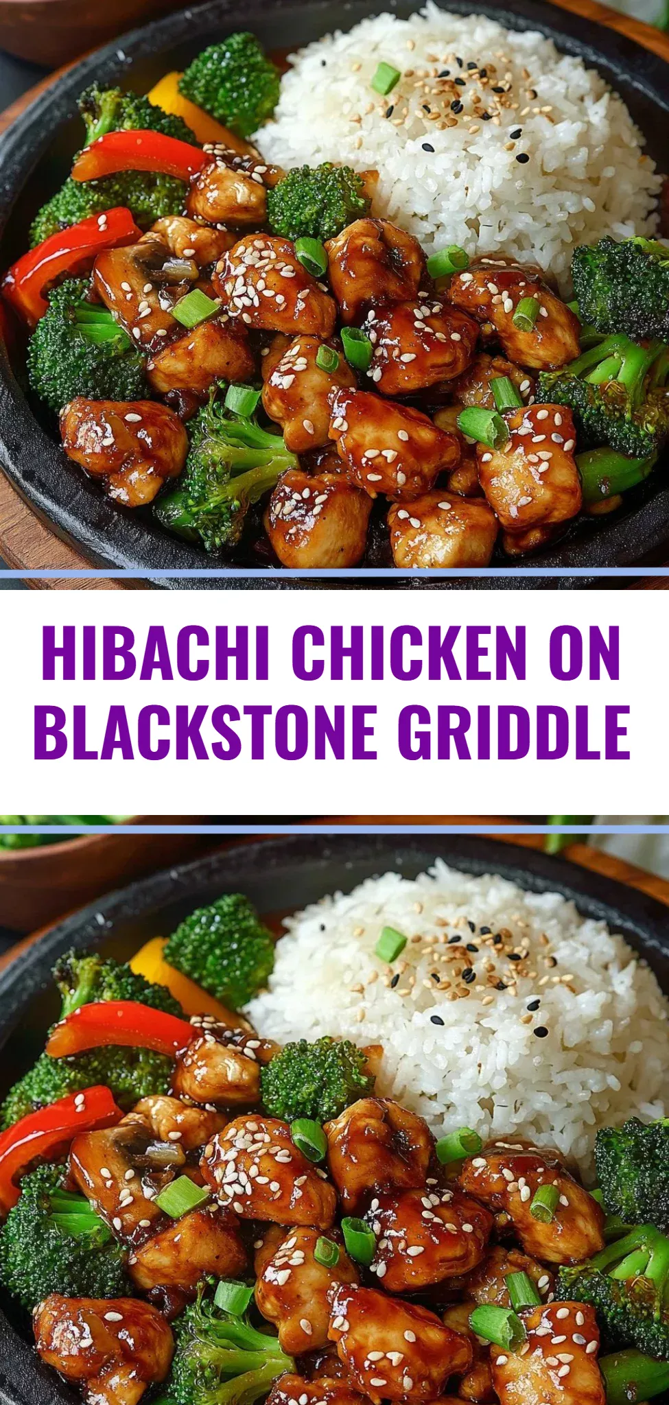 Hibachi Chicken on Blackstone Griddle