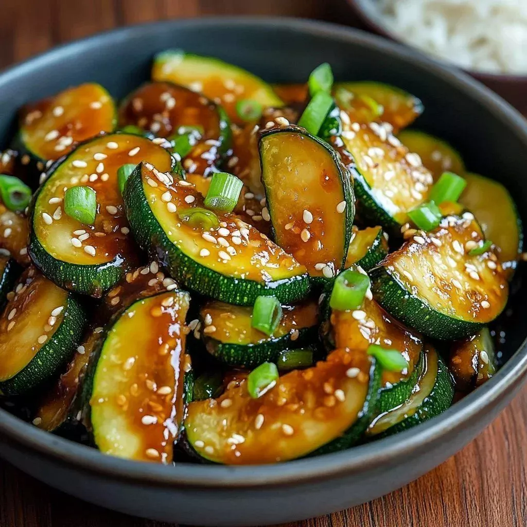 Delicious hibachi grilled zucchini served on a plate.