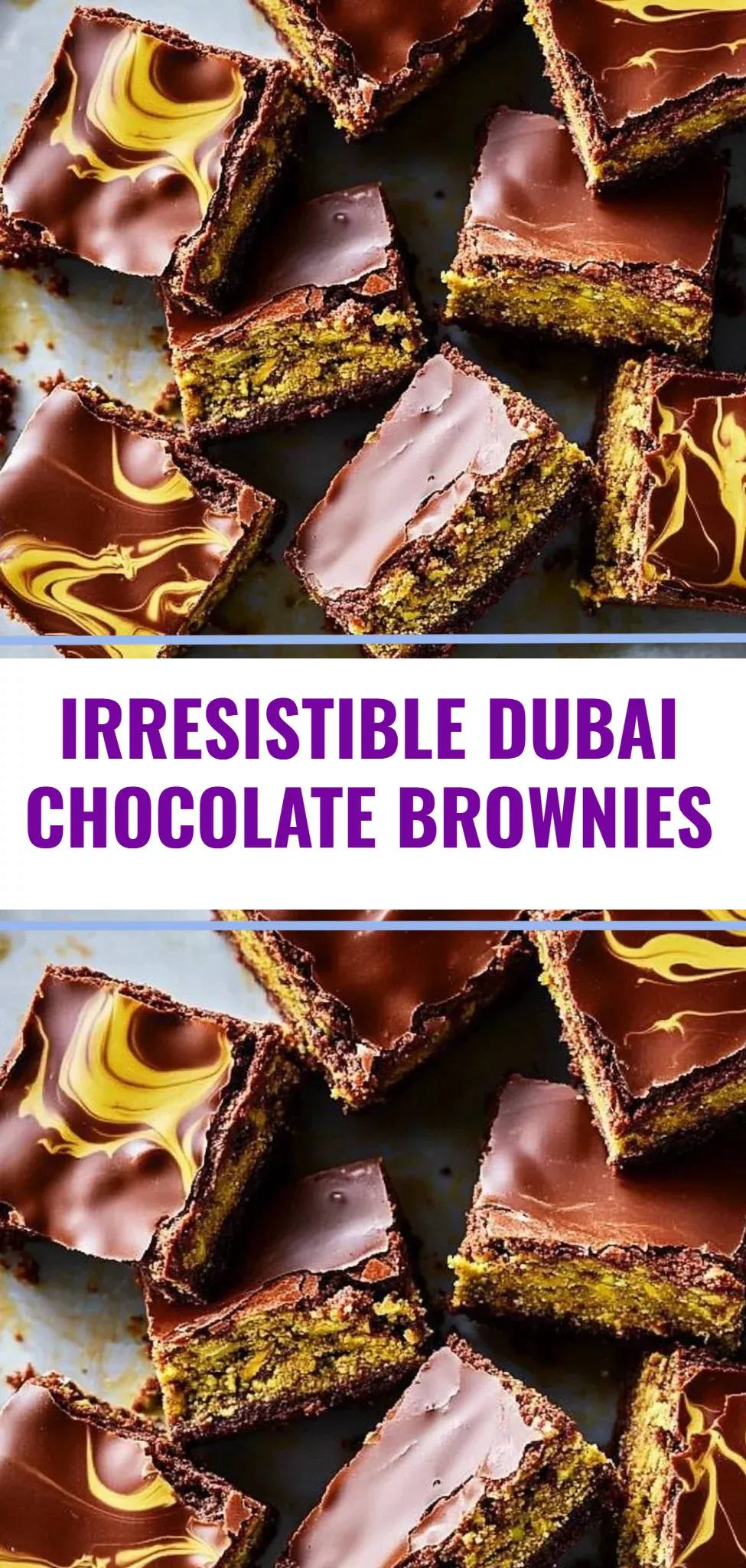 Irresistible Dubai Chocolate Brownies