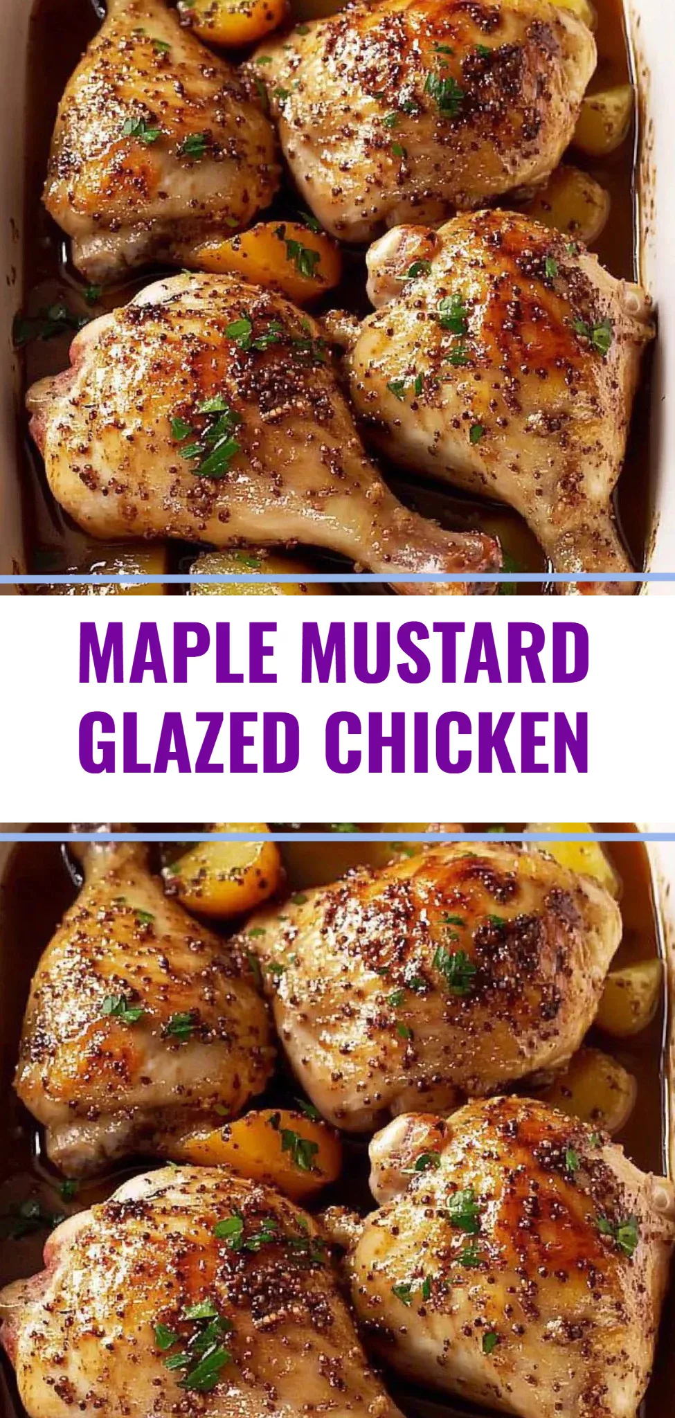 Maple Mustard Glazed Chicken