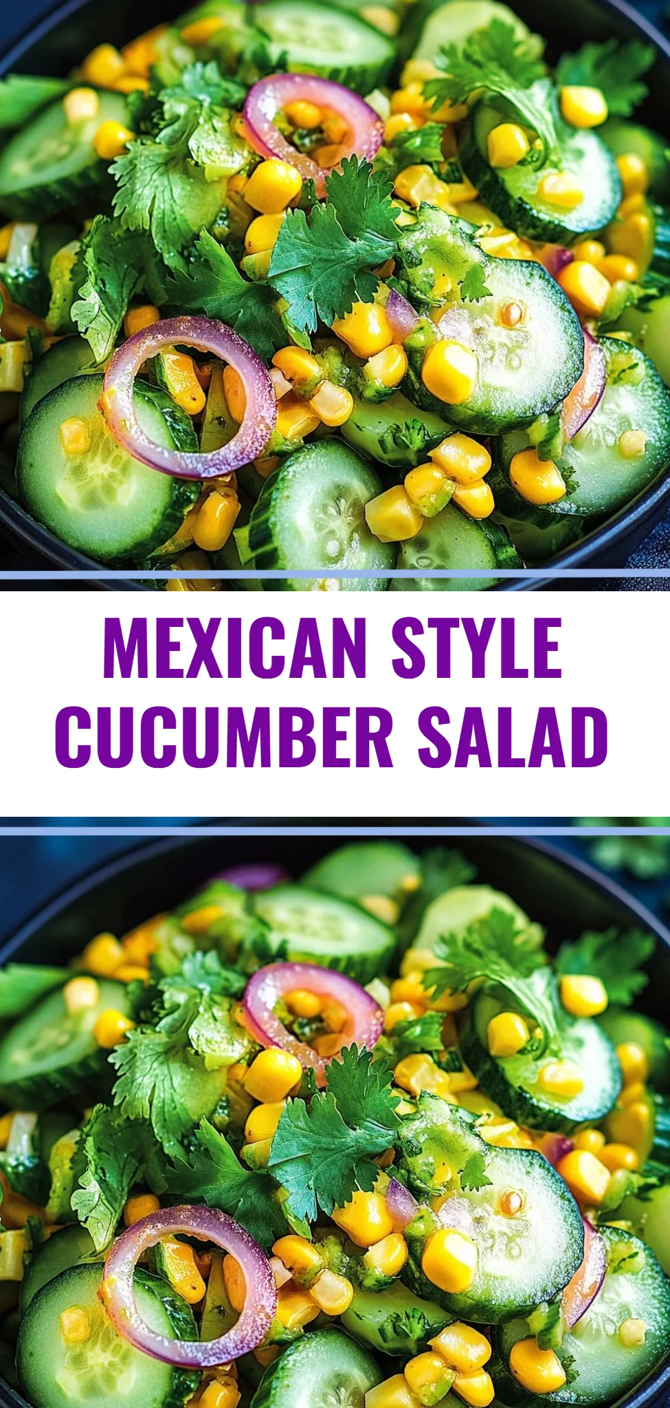 Mexican Style Cucumber Salad