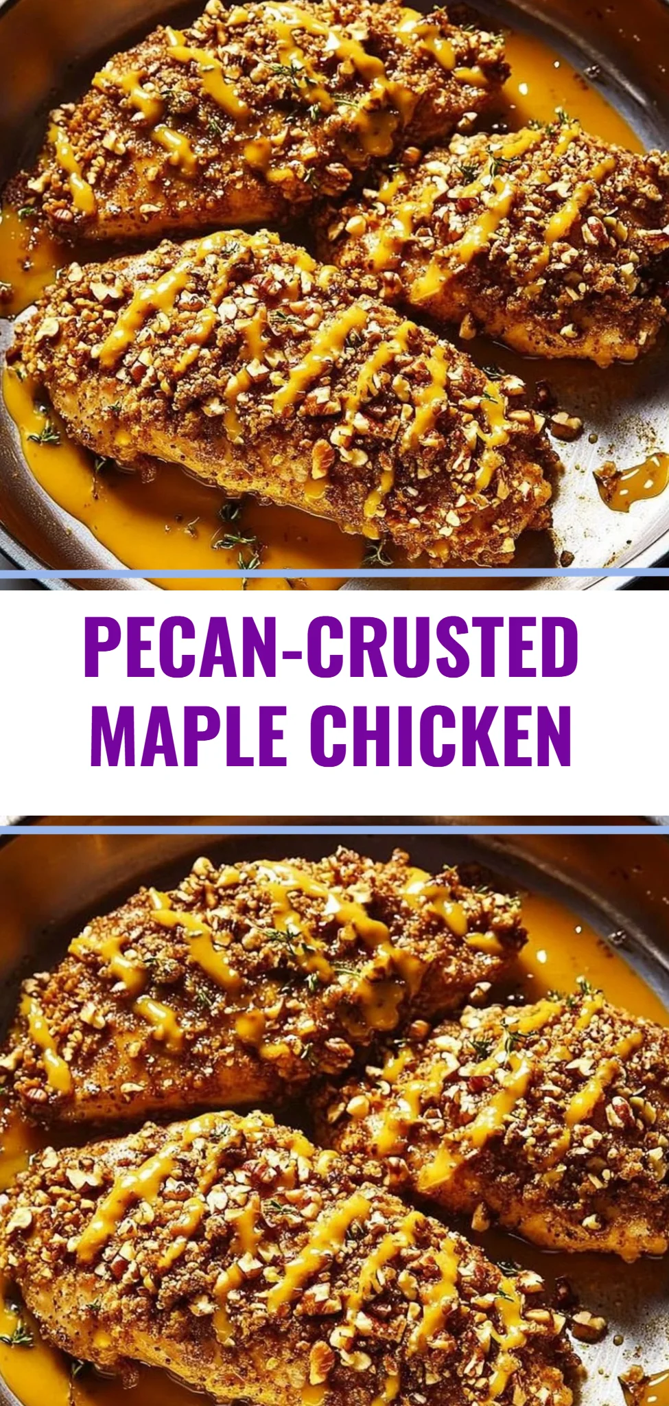 Pecan-Crusted Maple Chicken