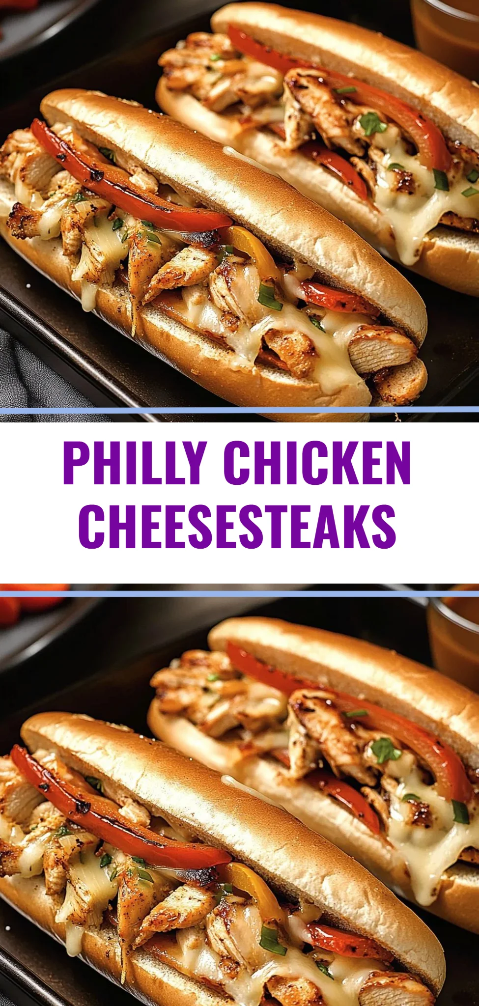 Philly Chicken Cheesesteaks