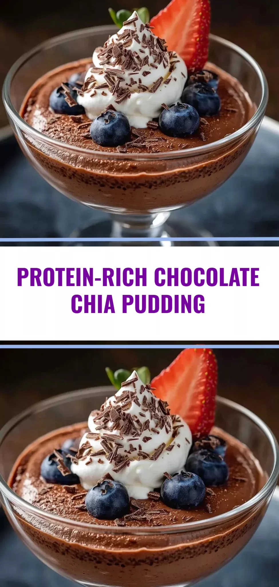 Protein-Rich Chocolate Chia Pudding