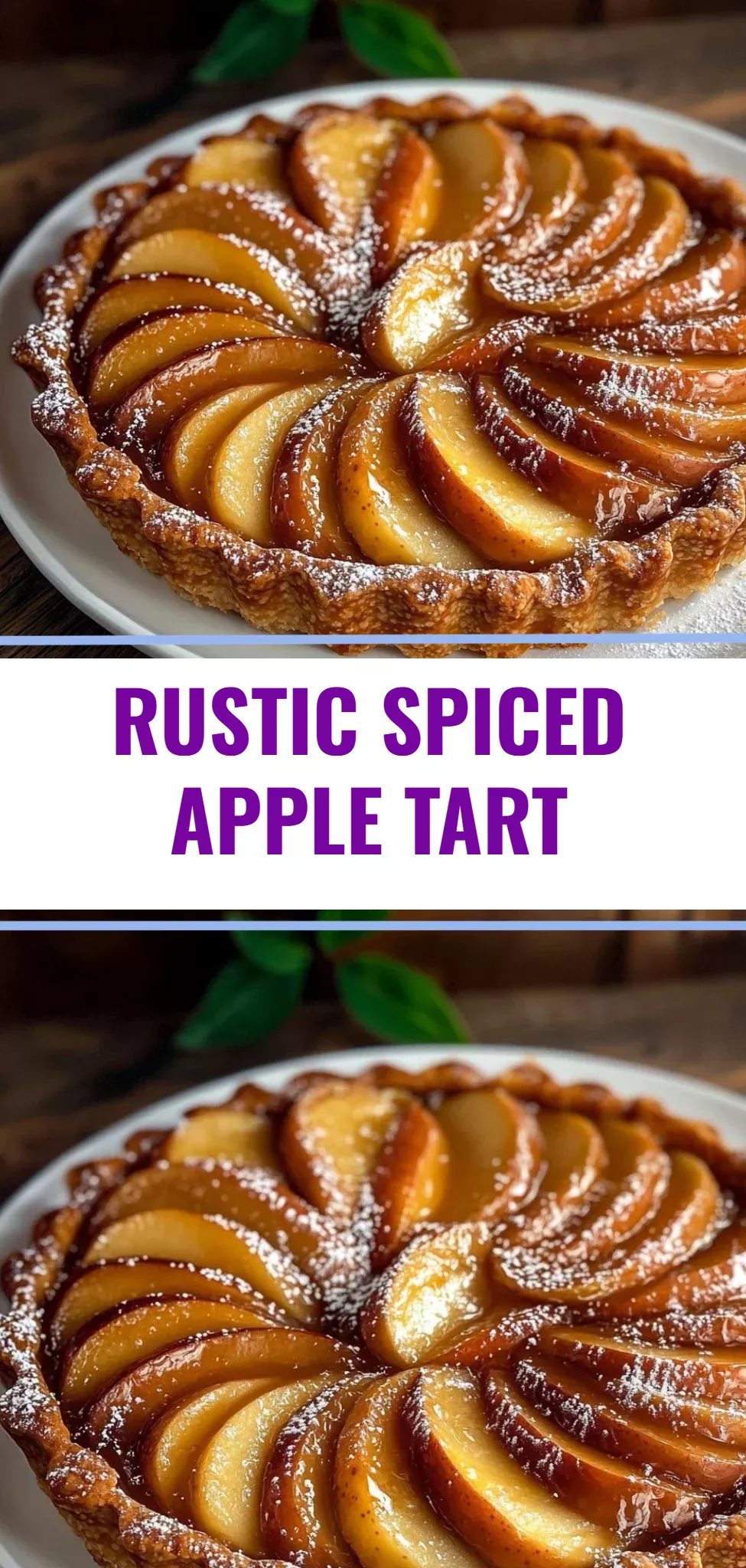 Rustic Spiced Apple Tart