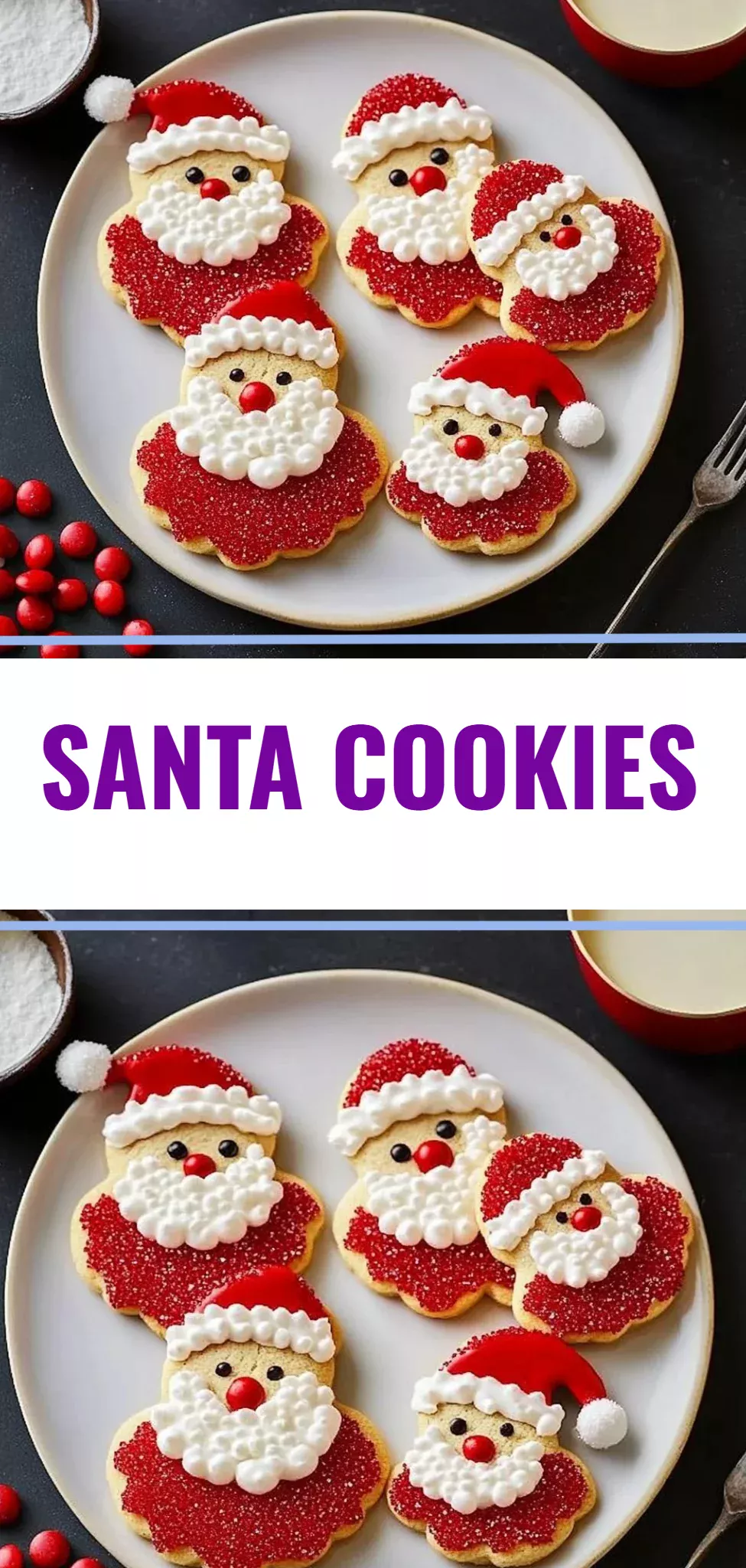 Santa Cookies