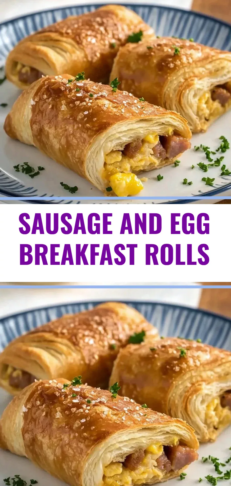 Sausage and Egg Breakfast Rolls