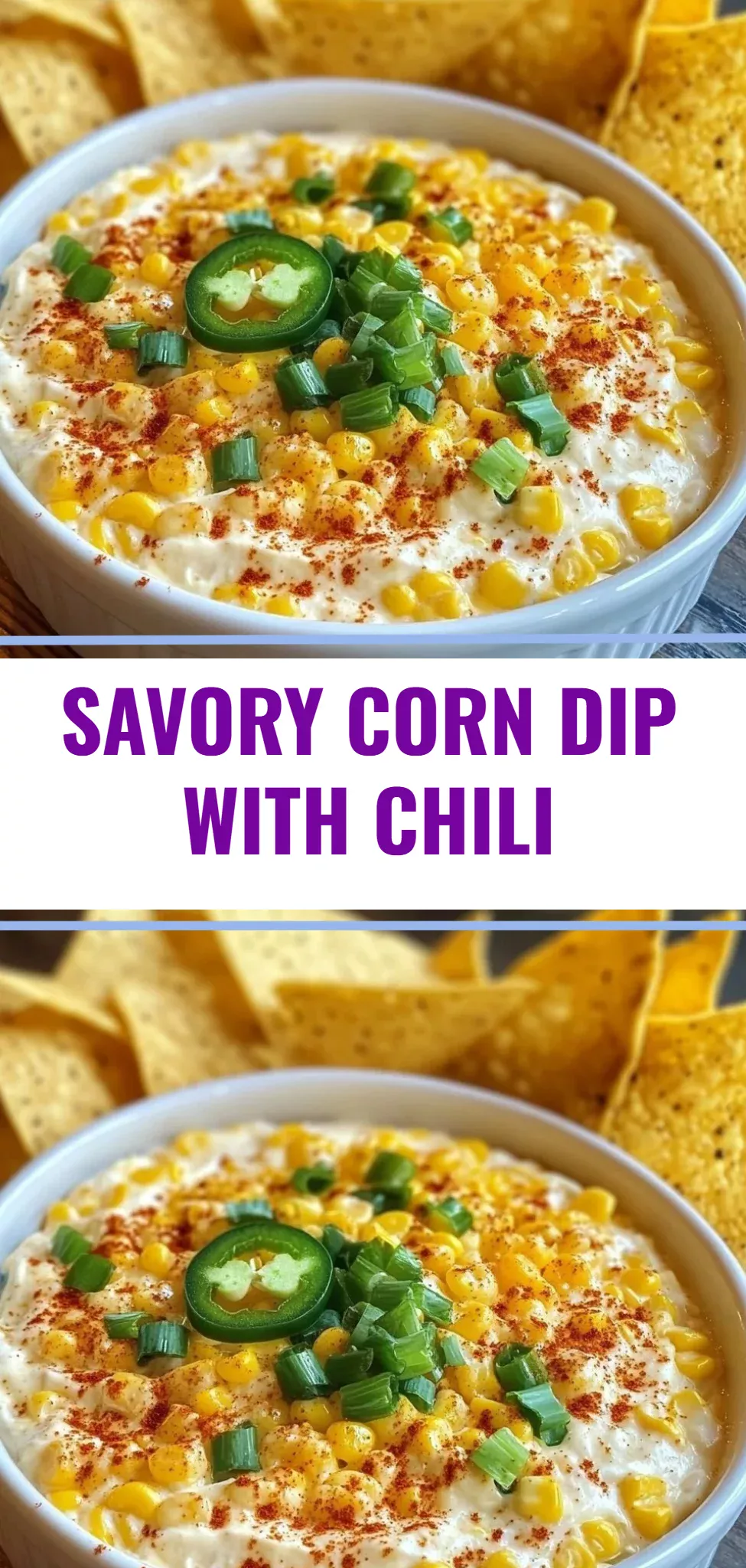 Savory Corn Dip with Chili