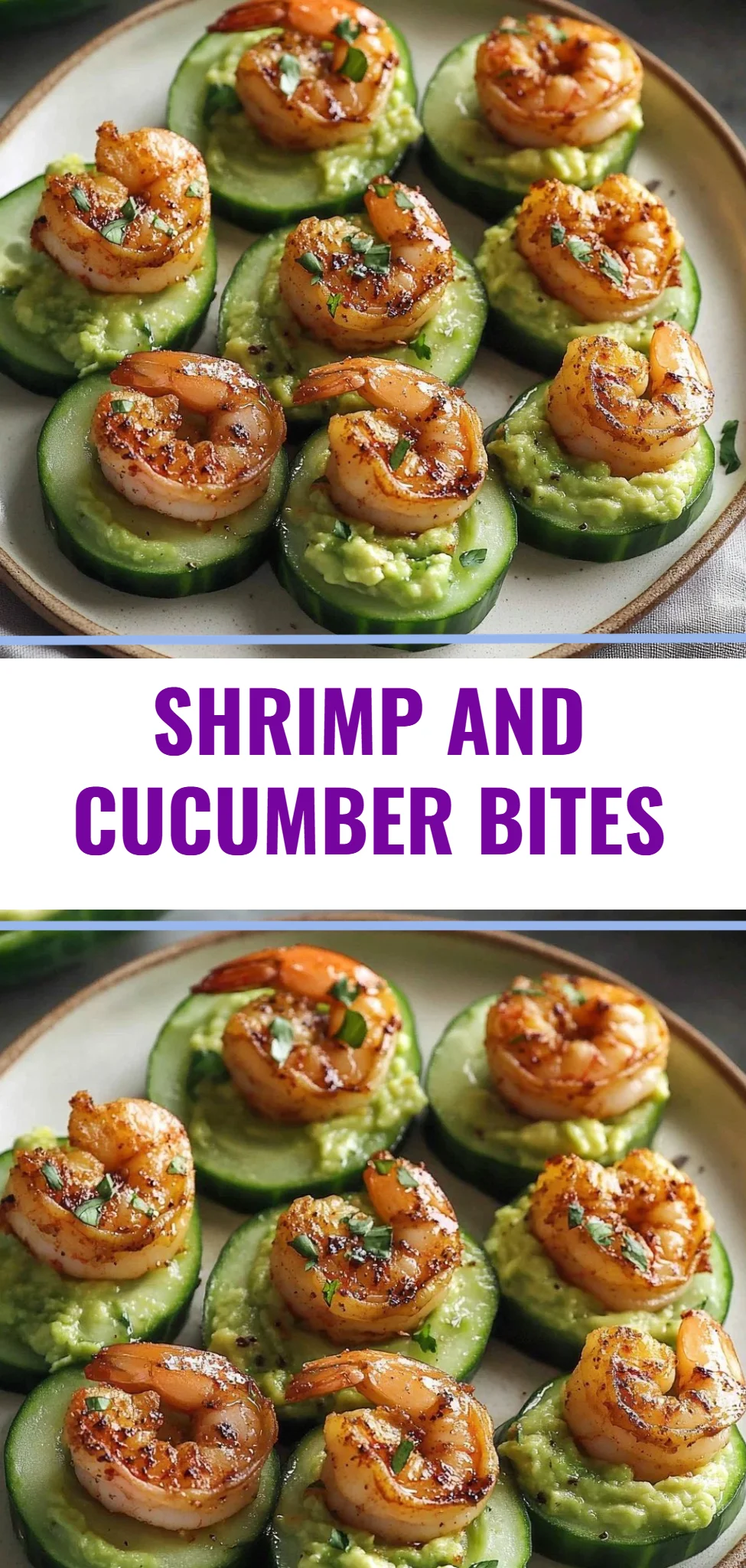 Shrimp and Cucumber Bites