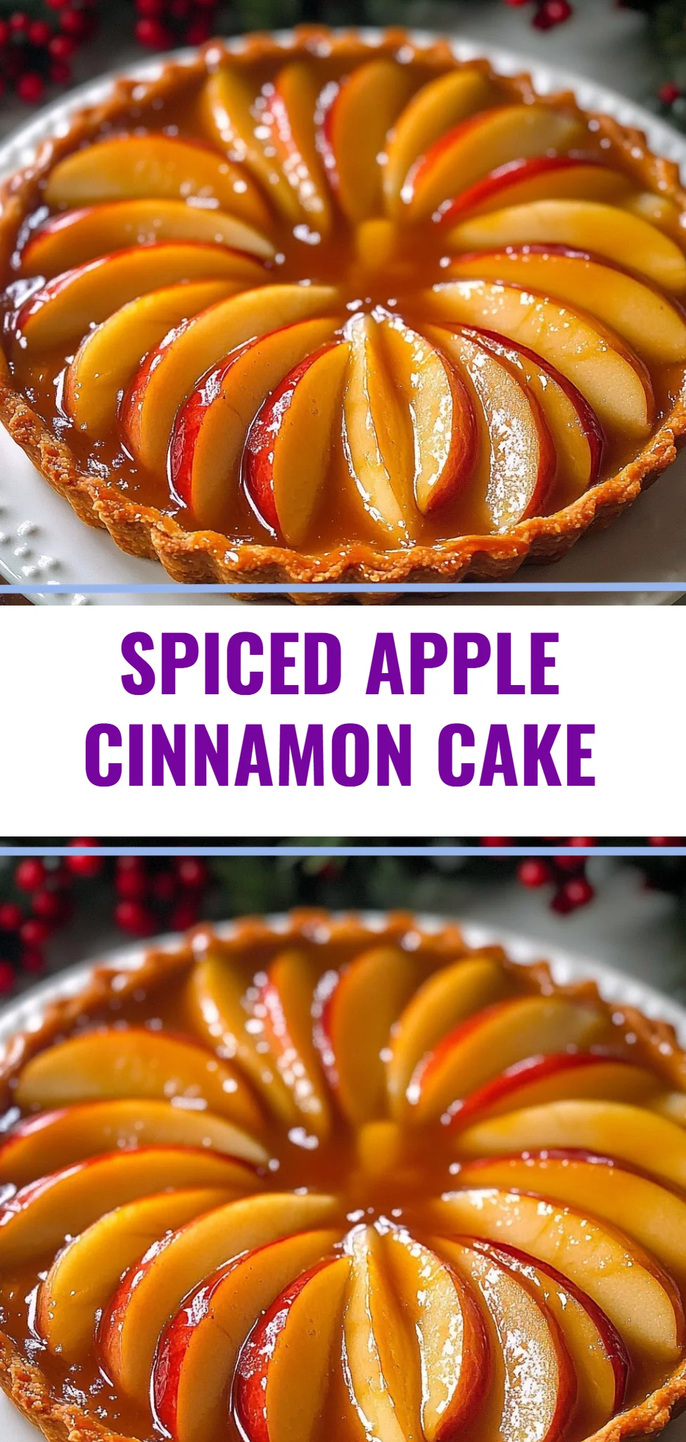 Spiced Apple Cinnamon Cake