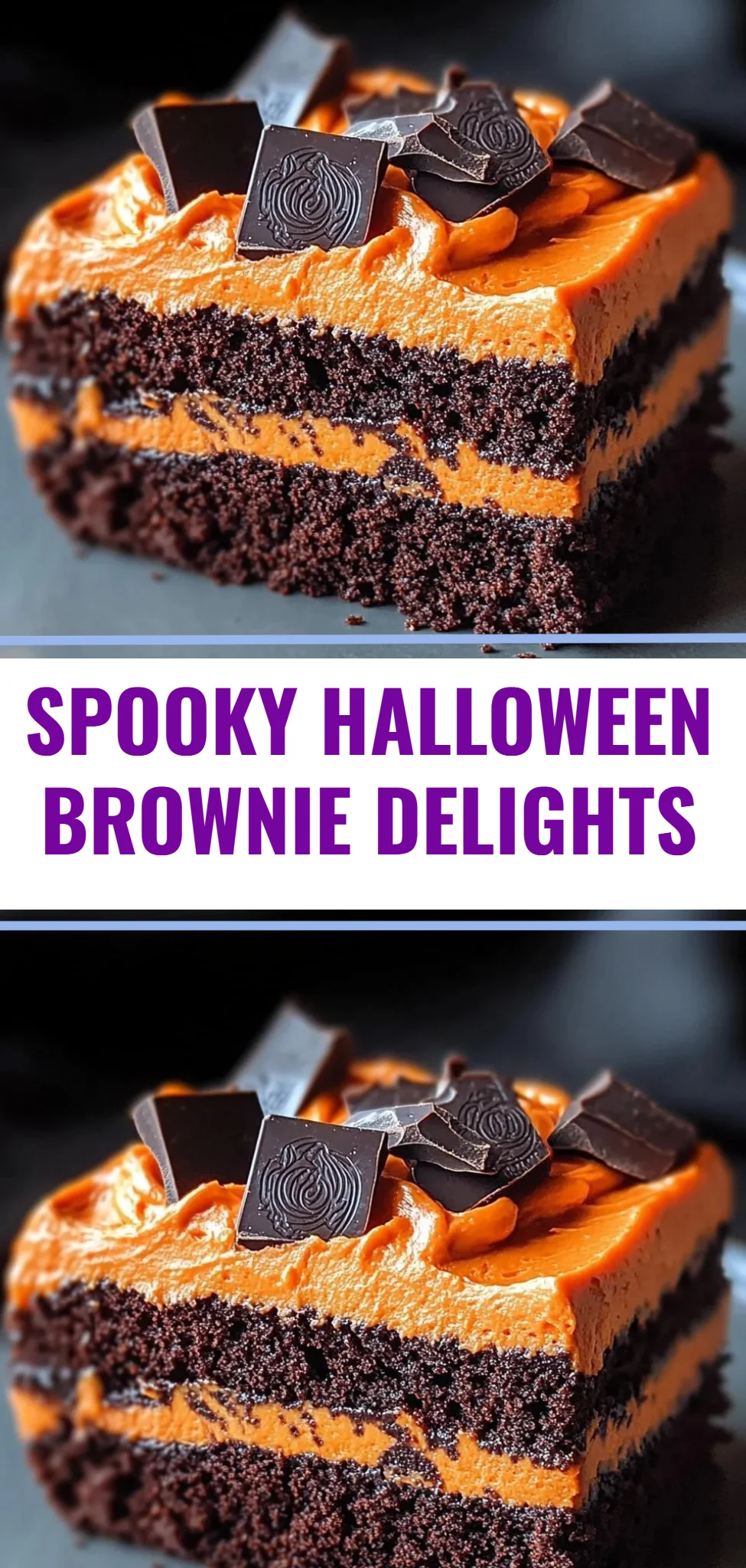 Spooky Halloween Brownie Delights