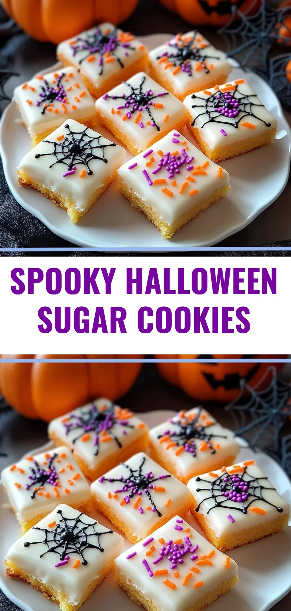 Spooky Halloween Sugar Cookies