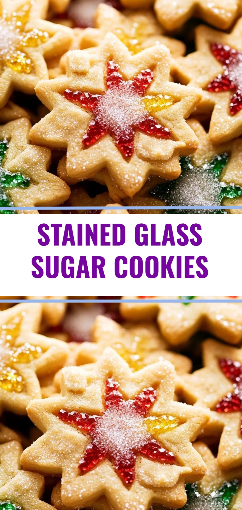 Stained Glass Sugar Cookies