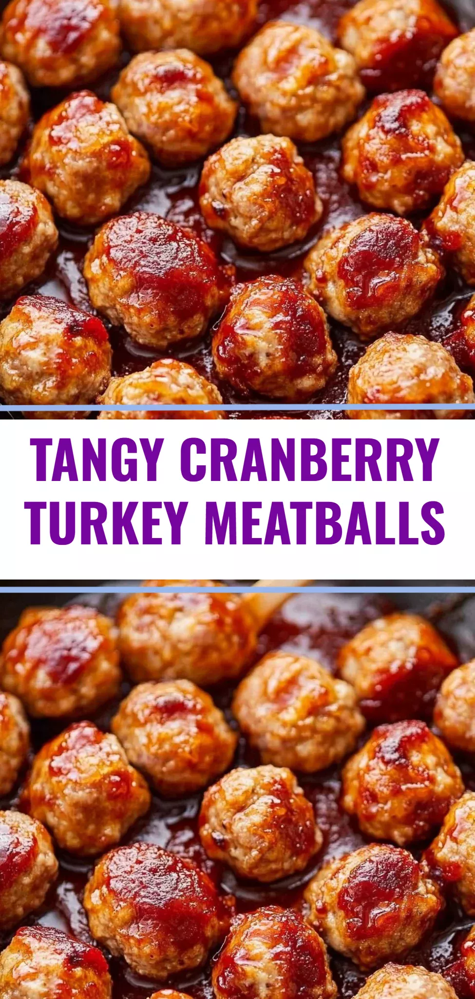 Tangy Cranberry Turkey Meatballs