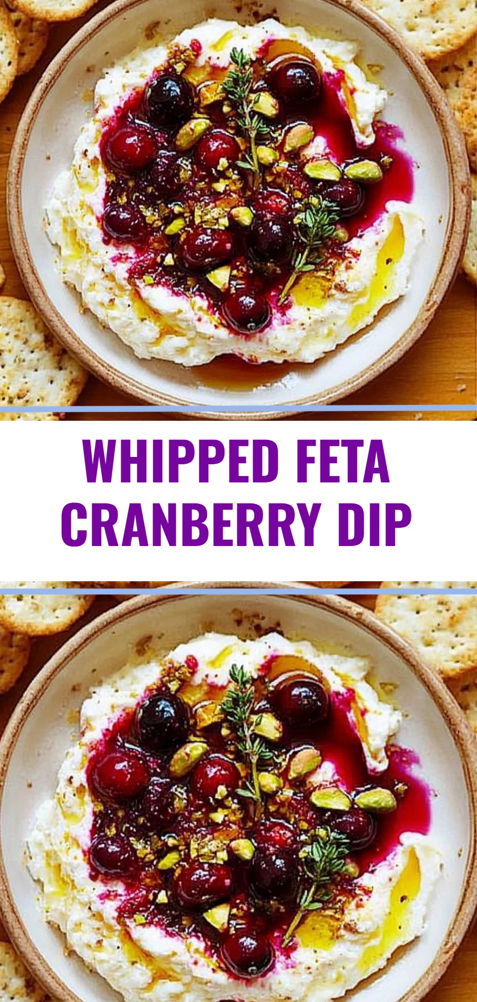Whipped Feta Cranberry Dip