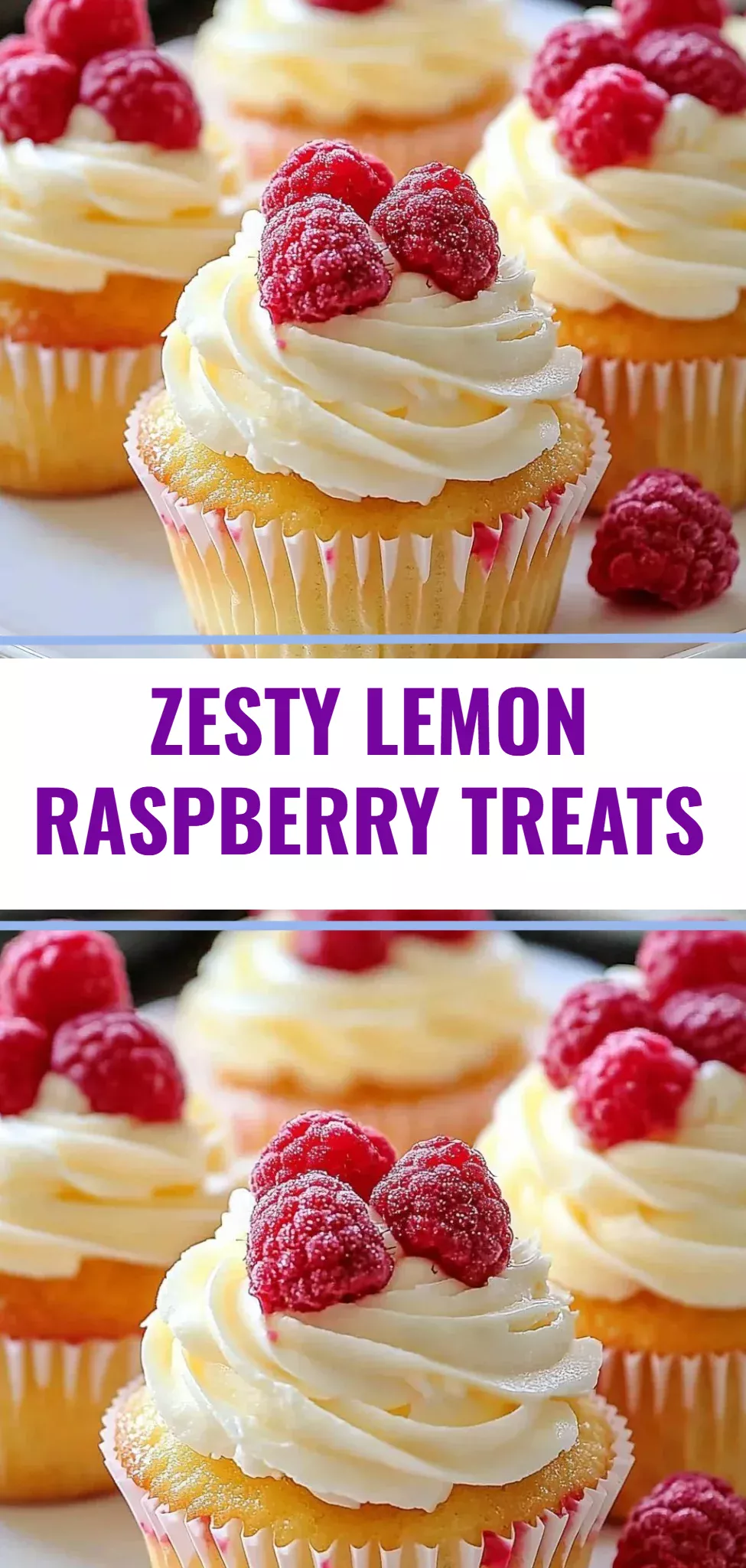 Zesty Lemon Raspberry Treats
